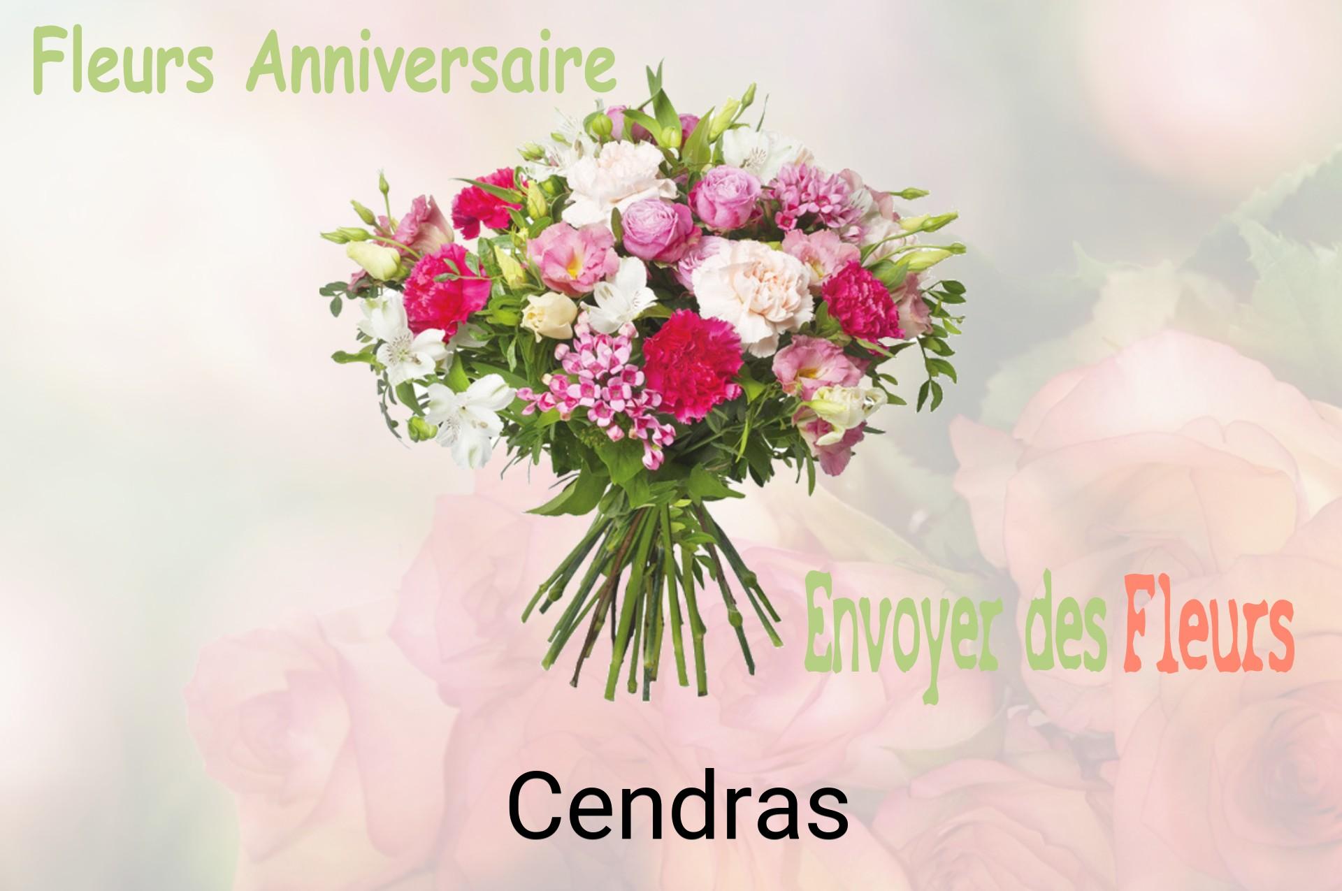 Bouquet de fleurs d’anniversaire livré à Cendras